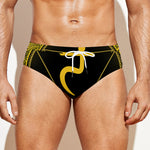 Manipura Chakra Symbol Print Men's Swim Briefs