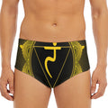 Manipura Chakra Symbol Print Men's Triangle Swim Briefs