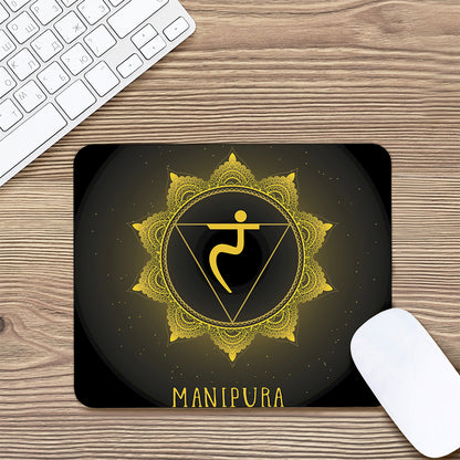 Manipura Chakra Symbol Print Mouse Pad