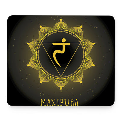 Manipura Chakra Symbol Print Mouse Pad