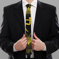 Manipura Chakra Symbol Print Necktie