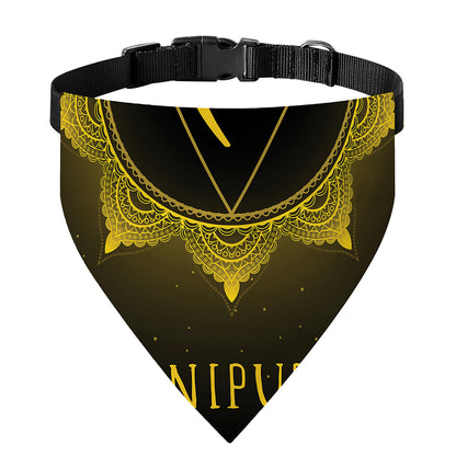 Manipura Chakra Symbol Print Over The Collar Dog Bandana