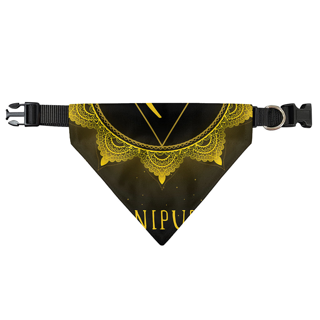 Manipura Chakra Symbol Print Over The Collar Dog Bandana
