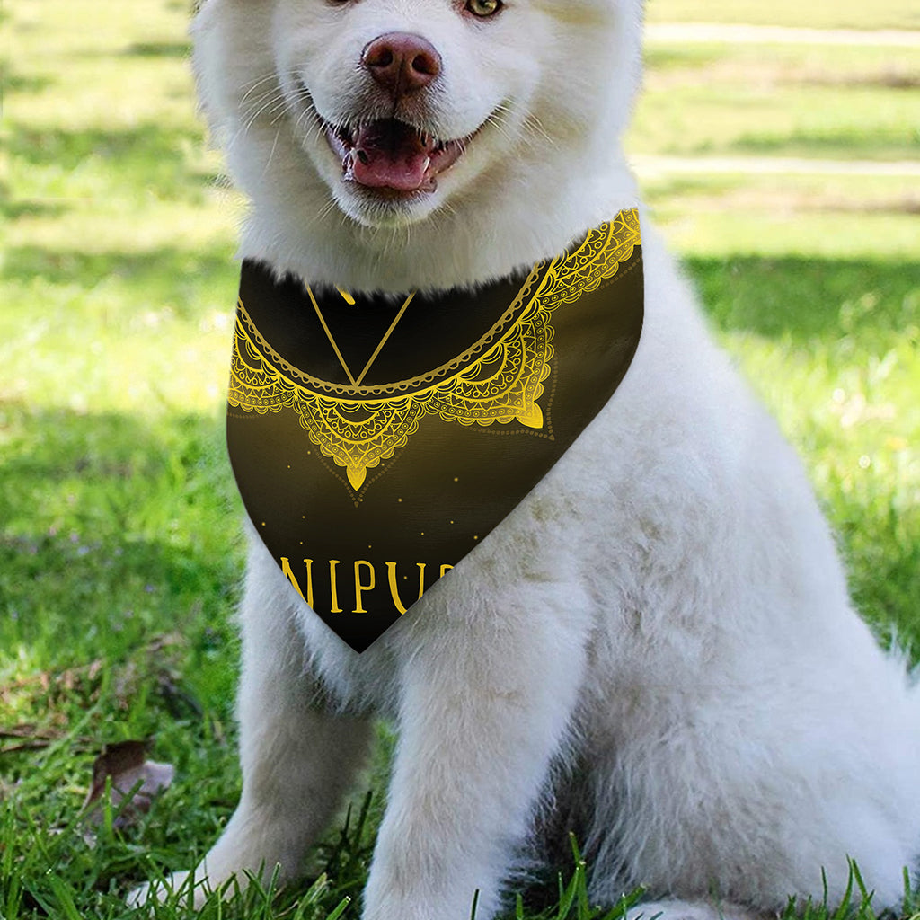 Manipura Chakra Symbol Print Over The Collar Dog Bandana