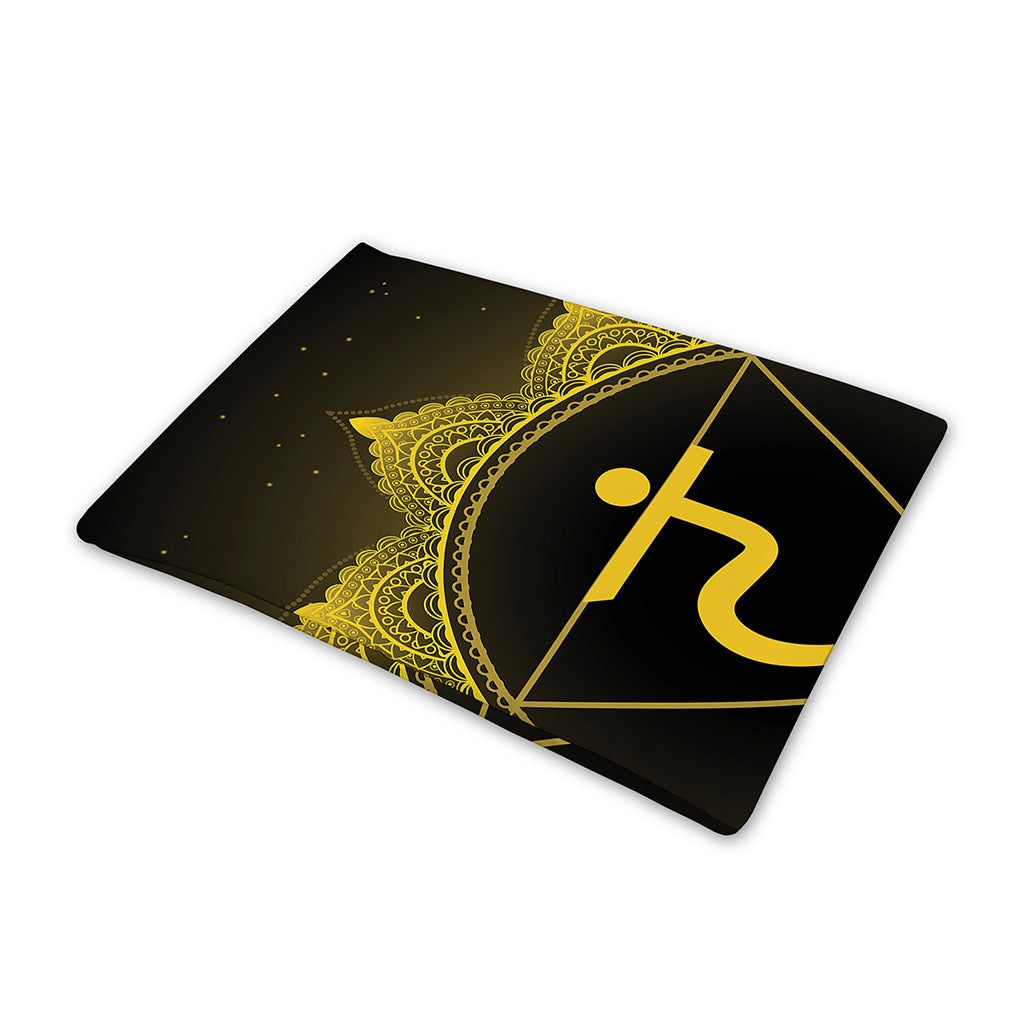 Manipura Chakra Symbol Print Pet Cooling Mat Cover