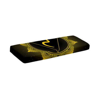 Manipura Chakra Symbol Print Piano Keyboard Cover