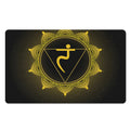 Manipura Chakra Symbol Print Polyester Doormat