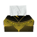 Manipura Chakra Symbol Print Rectangle Tissue Box Cover