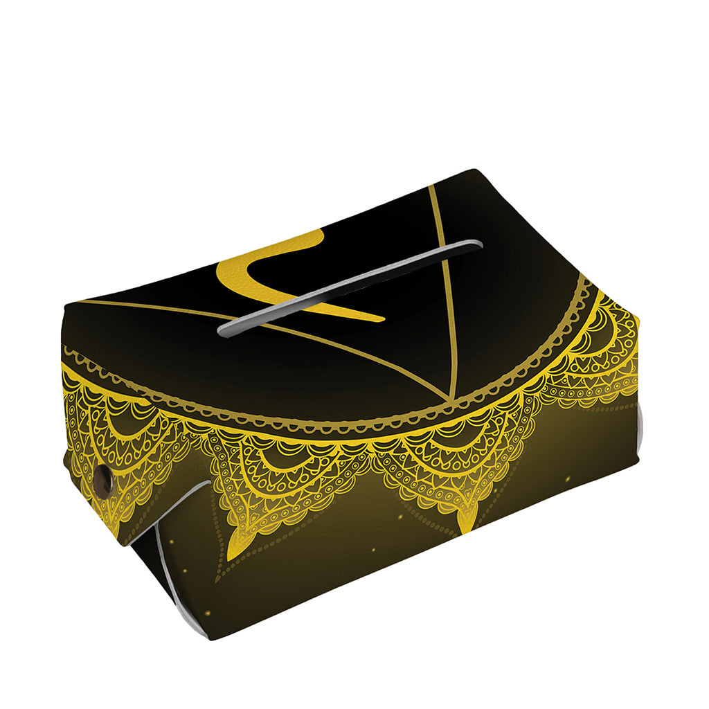 Manipura Chakra Symbol Print Rectangle Tissue Box Cover