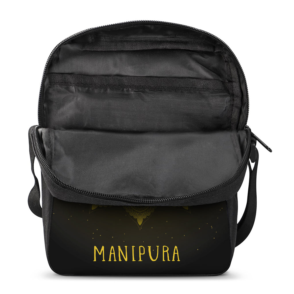 Manipura Chakra Symbol Print Rectangular Crossbody Bag