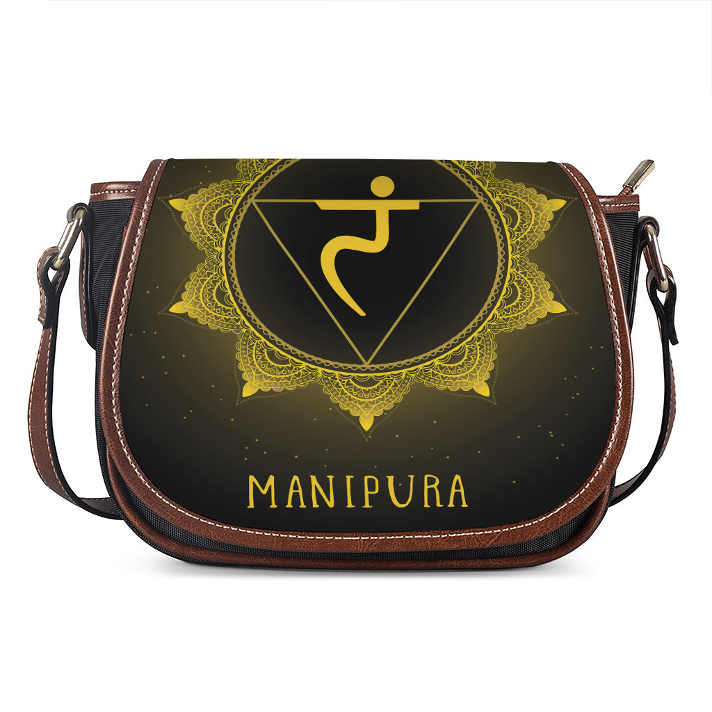 Manipura Chakra Symbol Print Saddle Bag