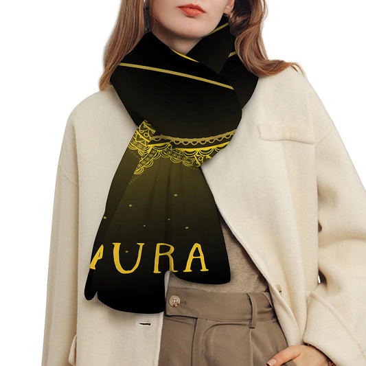 Manipura Chakra Symbol Print Scarf