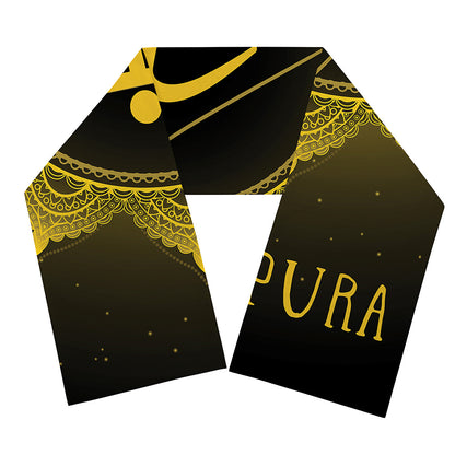 Manipura Chakra Symbol Print Scarf