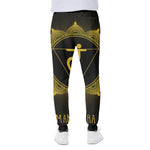 Manipura Chakra Symbol Print Scuba Joggers