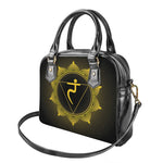 Manipura Chakra Symbol Print Shoulder Handbag