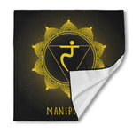 Manipura Chakra Symbol Print Silk Bandana