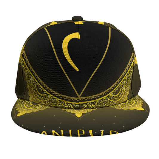 Manipura Chakra Symbol Print Snapback Cap