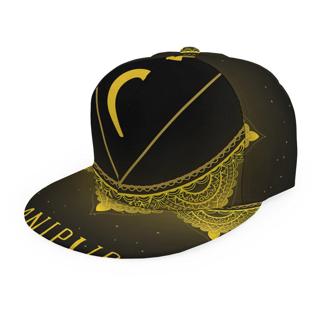 Manipura Chakra Symbol Print Snapback Cap