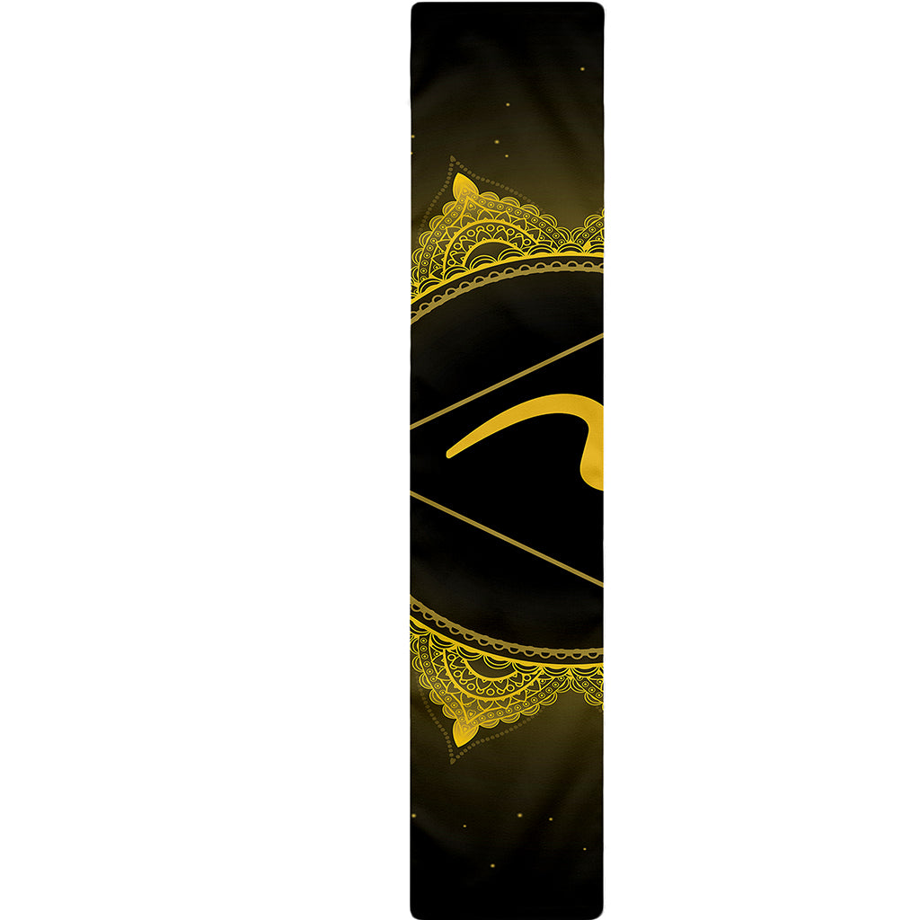 Manipura Chakra Symbol Print Table Runner