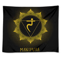 Manipura Chakra Symbol Print Tapestry