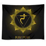 Manipura Chakra Symbol Print Tapestry