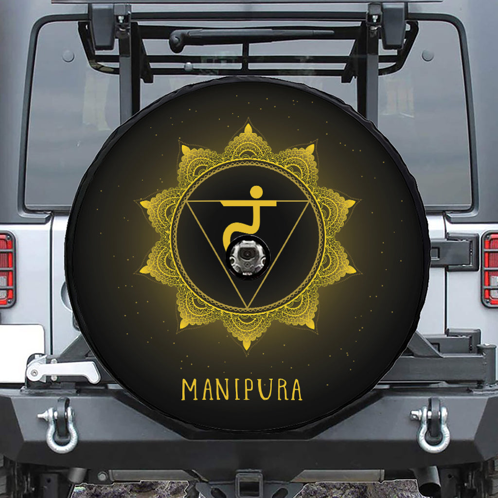 Manipura Chakra Symbol Print Tire Cover With Camera Hole