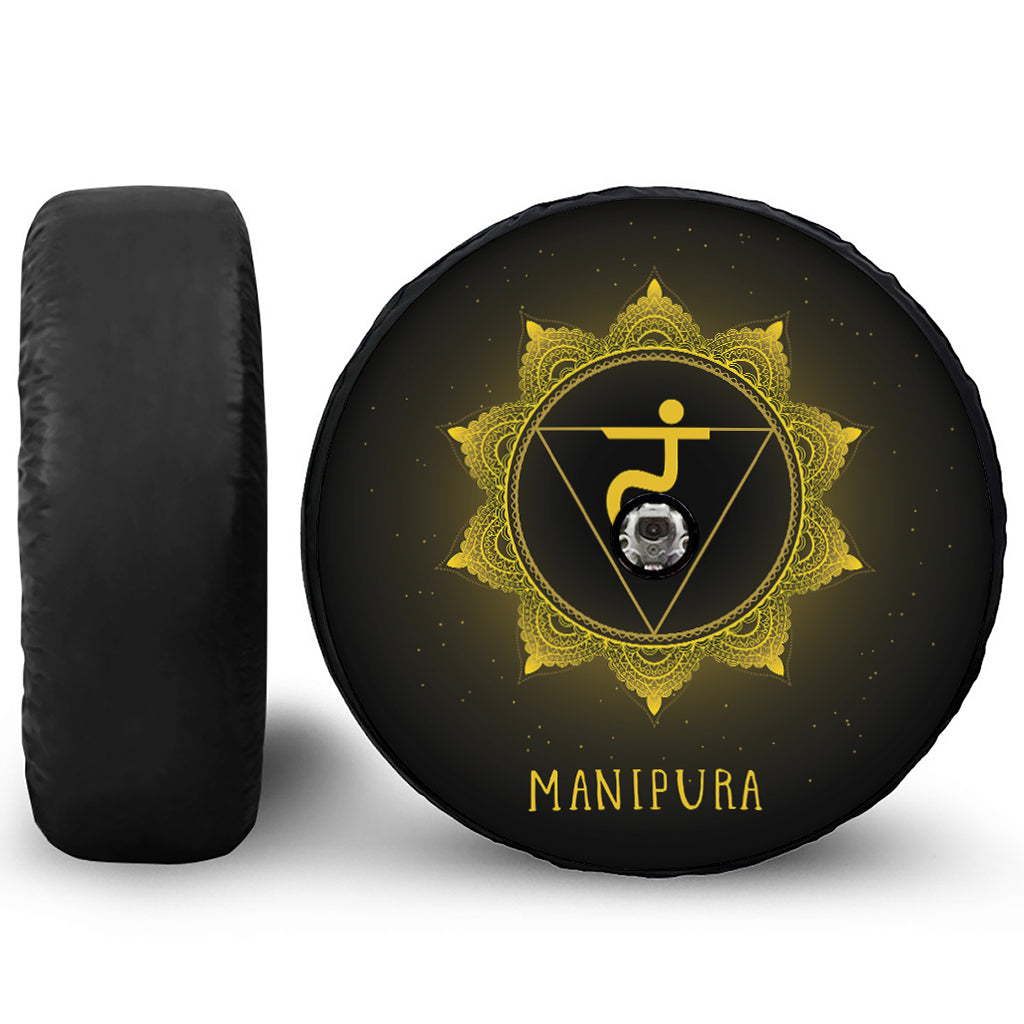 Manipura Chakra Symbol Print Tire Cover With Camera Hole