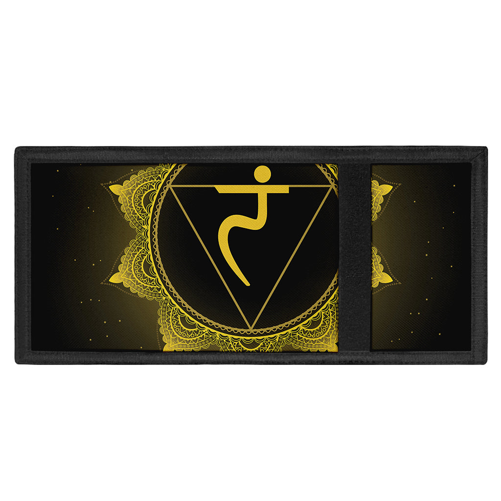 Manipura Chakra Symbol Print Trifold Wallet