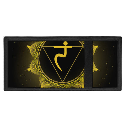 Manipura Chakra Symbol Print Trifold Wallet