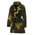 Manipura Chakra Symbol Print Women's Bathrobe