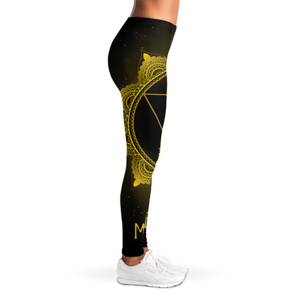 Manipura Chakra Symbol Print Women's Leggings