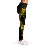 Manipura Chakra Symbol Print Women's Leggings