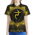 Manipura Chakra Symbol Print Women's Polo Shirt