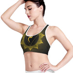 Manipura Chakra Symbol Print Women's Sports Bra