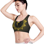 Manipura Chakra Symbol Print Women's Sports Bra