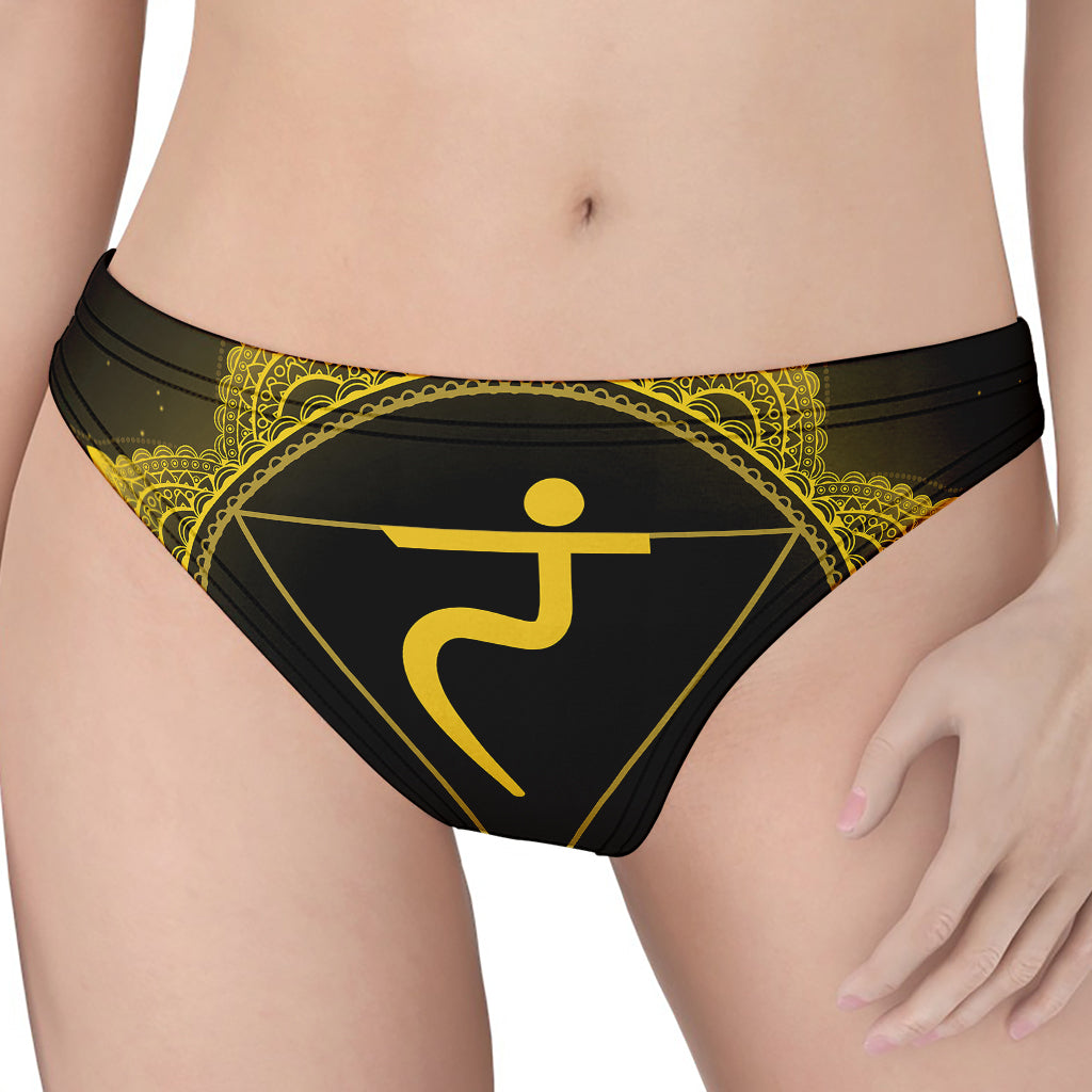 Manipura Chakra Symbol Print Women's Thong