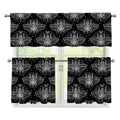 Mantis Spirit Animal Pattern Print 3 Piece Kitchen Curtains