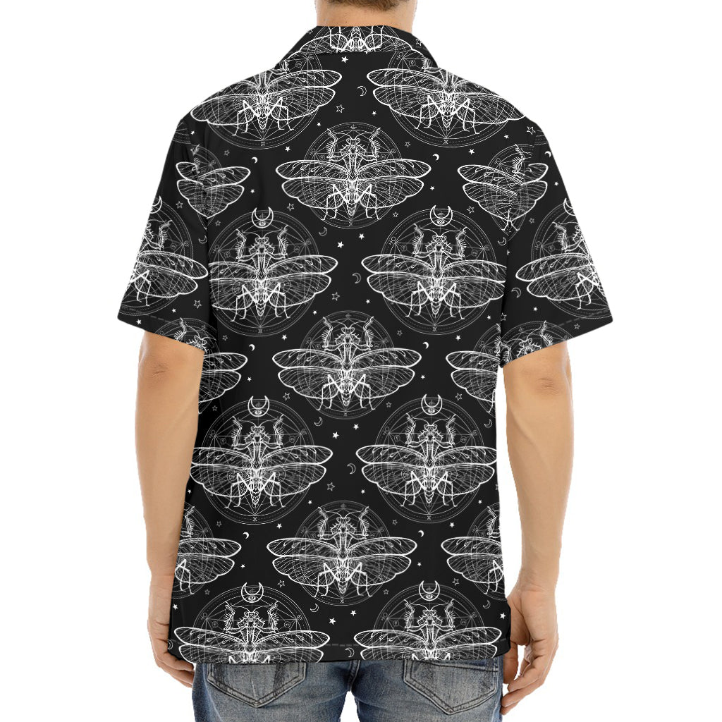 Mantis Spirit Animal Pattern Print Aloha Shirt