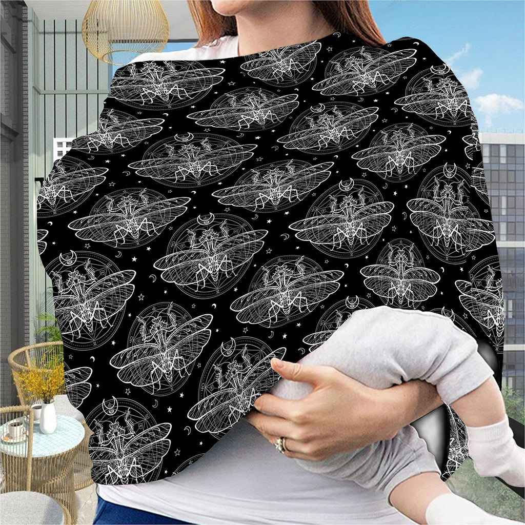 Mantis Spirit Animal Pattern Print Baby Seat Cover