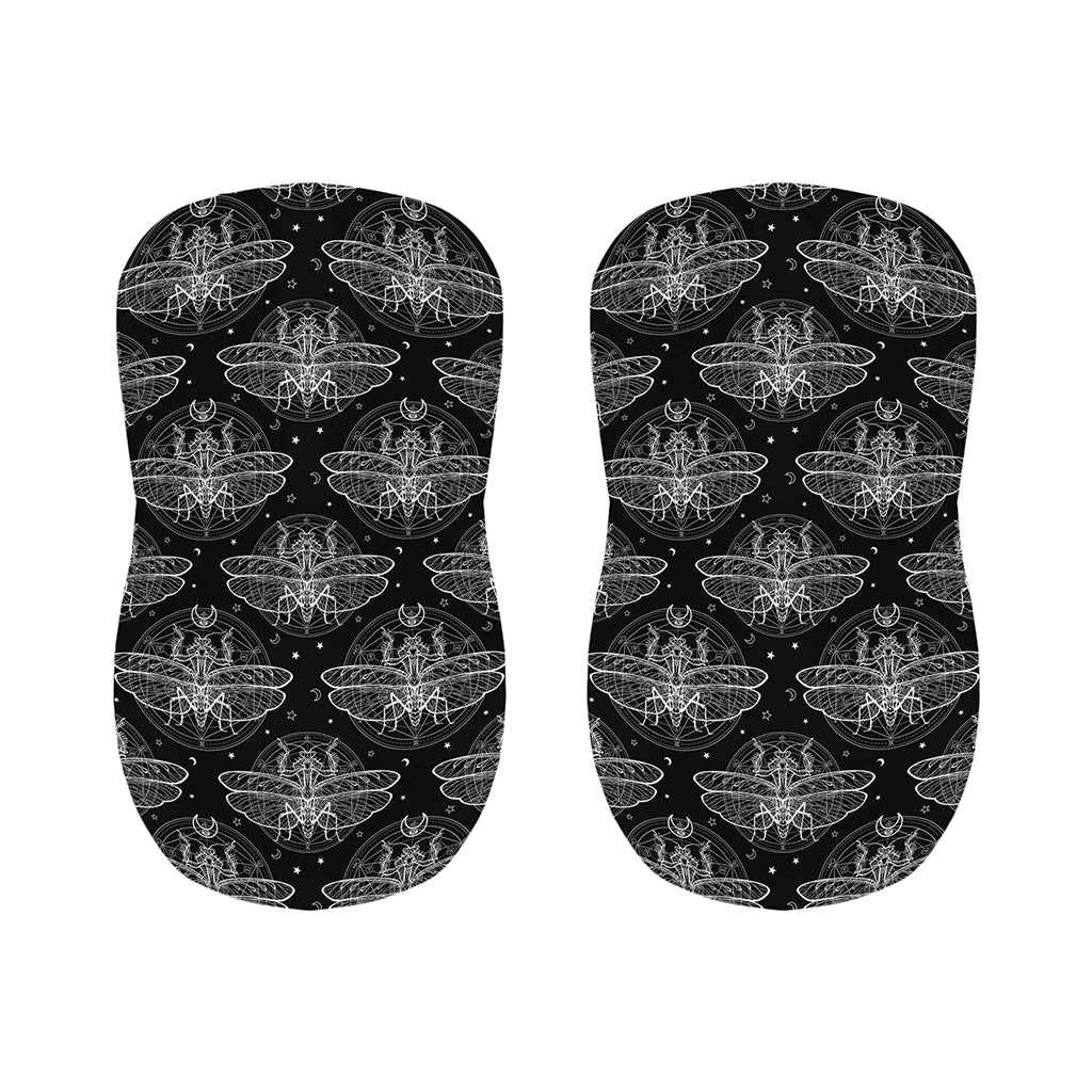 Mantis Spirit Animal Pattern Print Bar Stool Covers