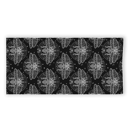 Mantis Spirit Animal Pattern Print Beach Towel