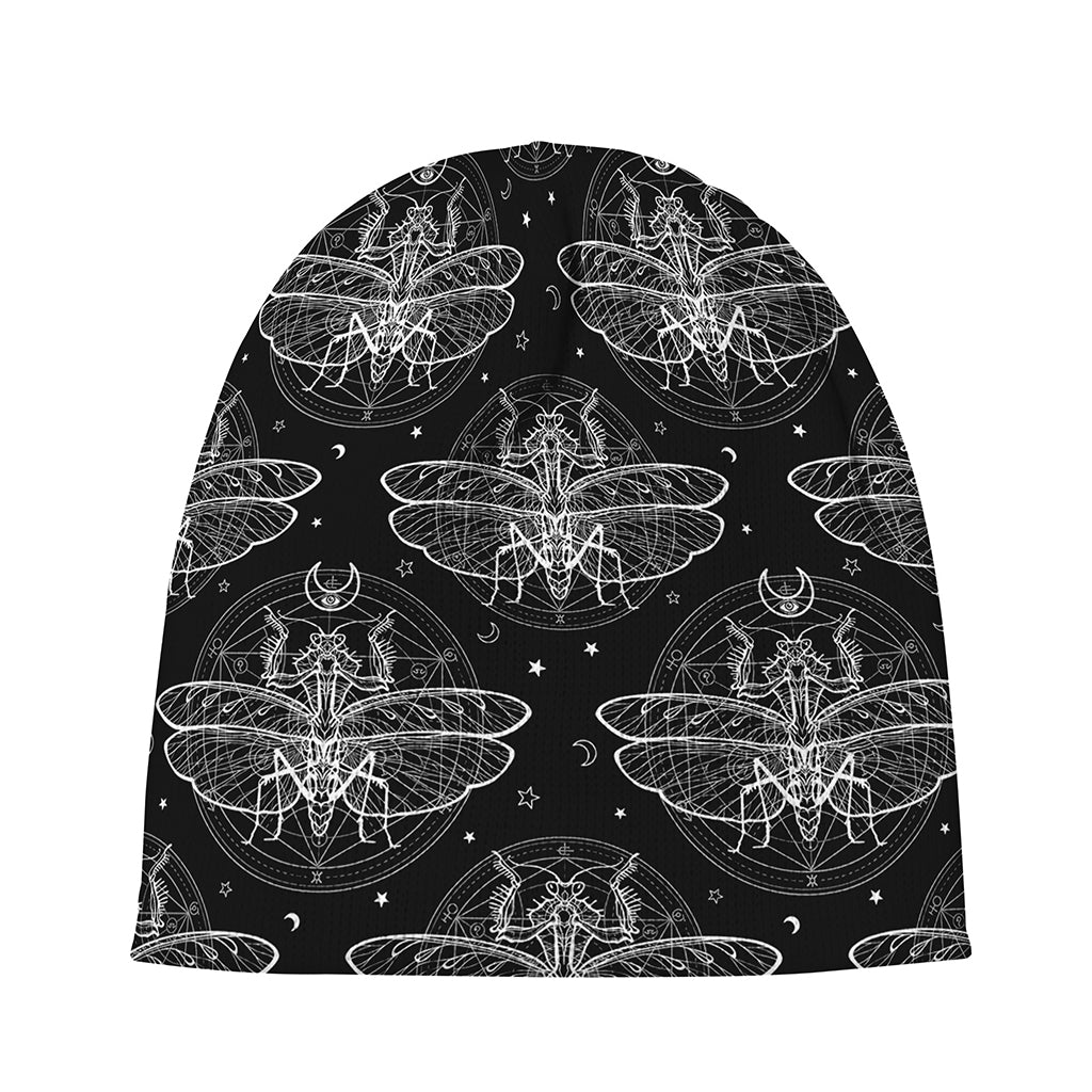 Mantis Spirit Animal Pattern Print Beanie