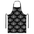 Mantis Spirit Animal Pattern Print Bib Apron With Pocket