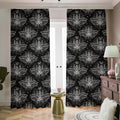 Mantis Spirit Animal Pattern Print Dimout Pencil Pleat Curtains