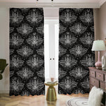 Mantis Spirit Animal Pattern Print Blackout Pencil Pleat Curtains