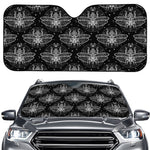 Mantis Spirit Animal Pattern Print Car Windshield Sun Shade