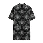 Mantis Spirit Animal Pattern Print Cotton Hawaiian Shirt