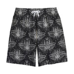 Mantis Spirit Animal Pattern Print Cotton Shorts