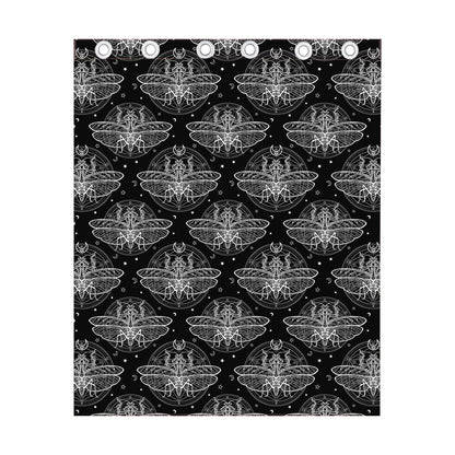 Mantis Spirit Animal Pattern Print Curtain