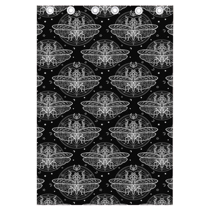 Mantis Spirit Animal Pattern Print Curtain